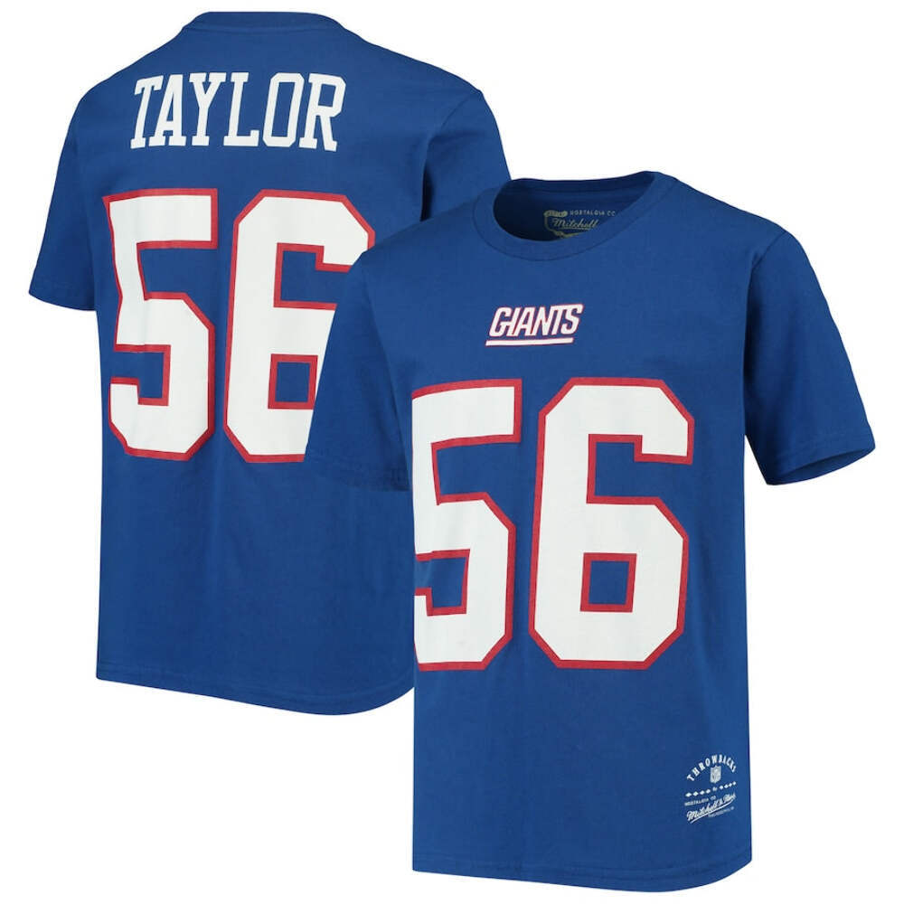 Mitchell & Ness Youth Lawrence Taylor New York Giants Retired Retro Player Name