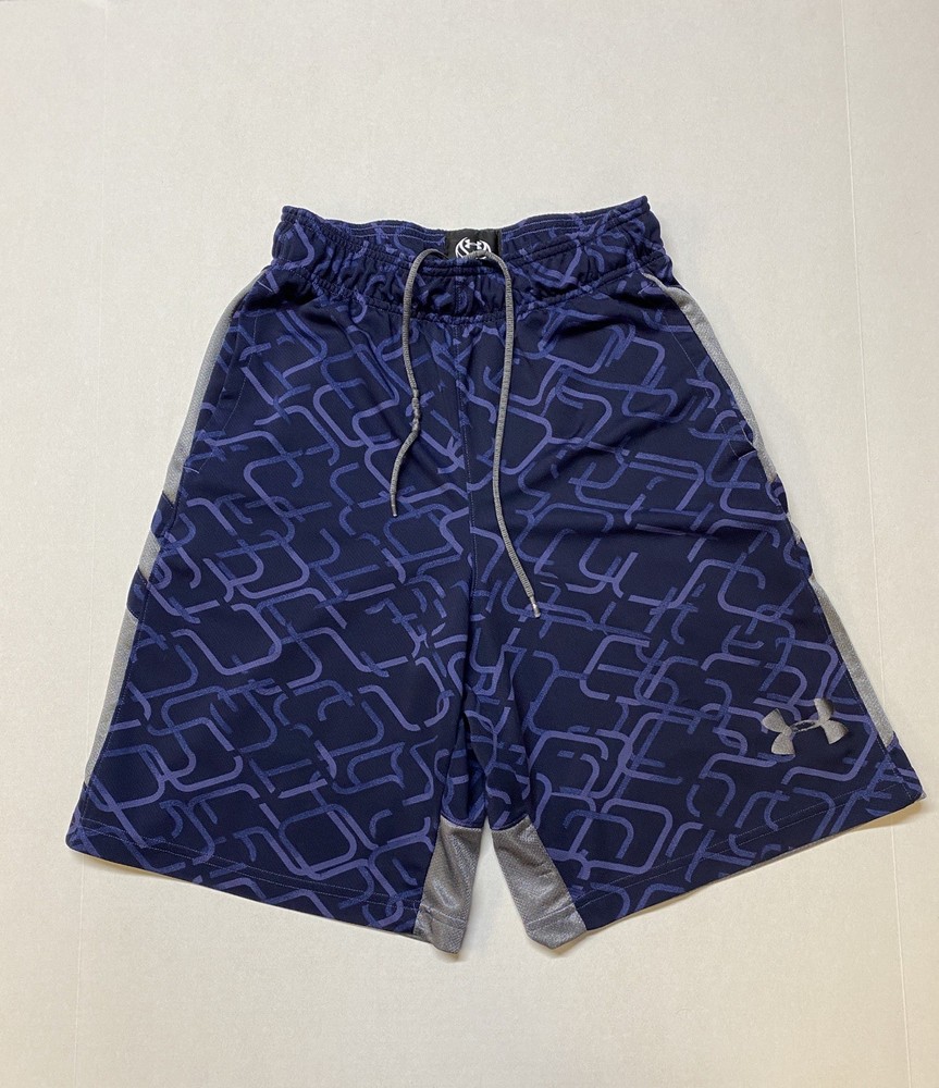 Under Armour Men’s Small Navy Blue Patterned Shorts