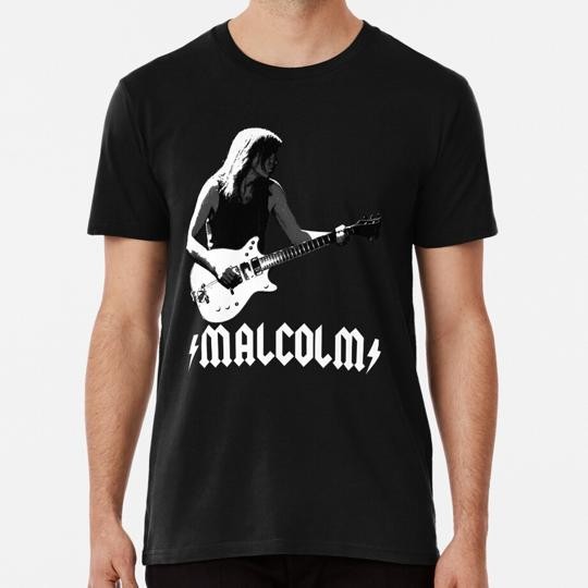 Malcolm Young Size S to 5XL Made in the USA T-Shirt