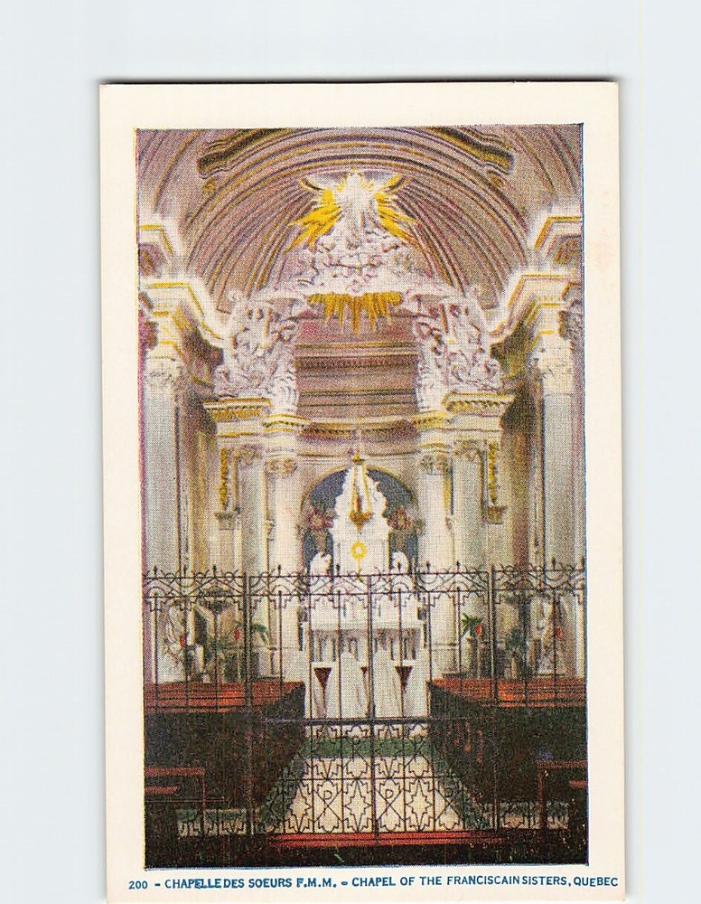 Postcard Chapel of the Franciscan Sisters Quebec Canada