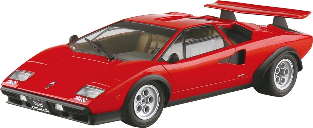 Aoshima Bunka Kyozai 1/24 The Supercar Series No.16 '75 Wolf Countach Ver.1 Plas