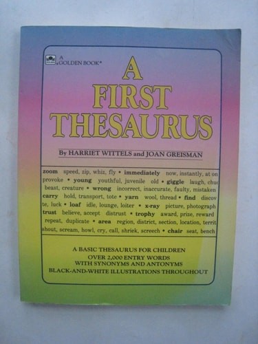 A First Thesaurus by Wittels, Harriet, Acceptable Book