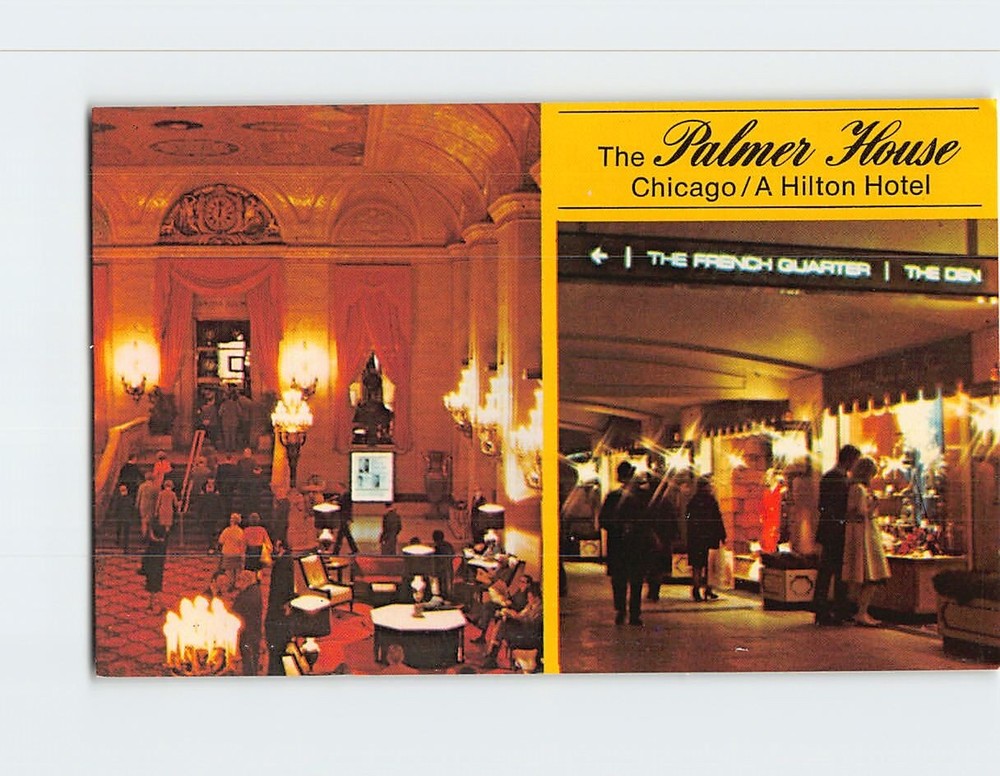 Postcard Interior Palmer House Chicago Illinois USA