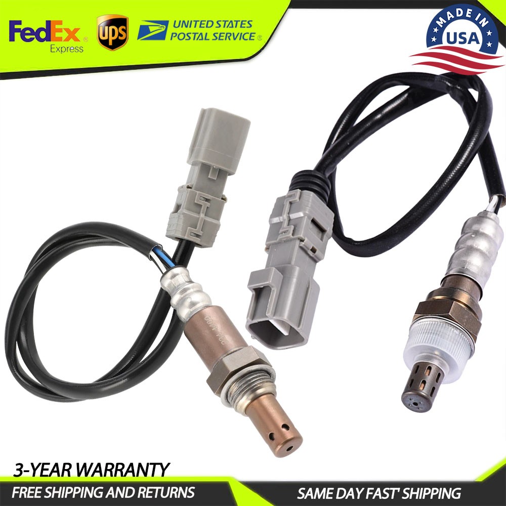 2Pcs O2 Oxygen Sensor Downstream Front For 2007-2010 Toyota Sienna 3.5L V6