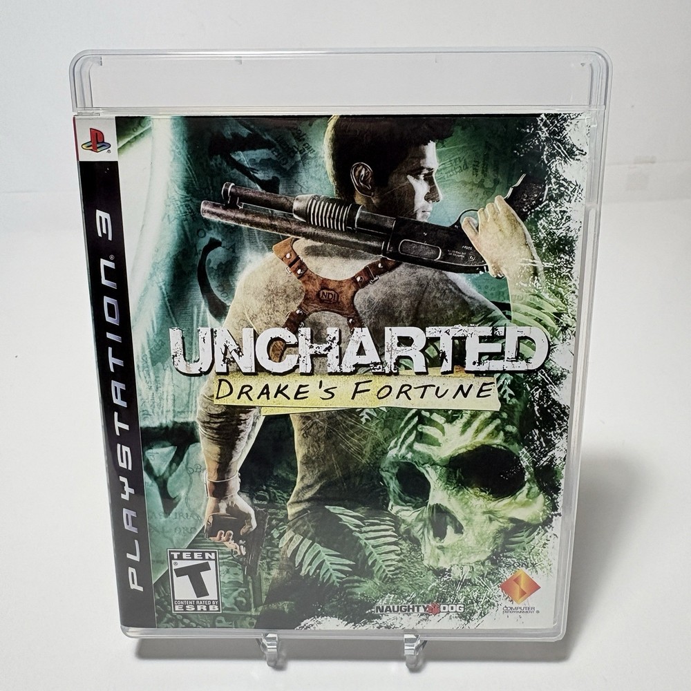 Uncharted Drake's Fortune Playstation 3 PS3 Complete CIB Tested Fast Shipping