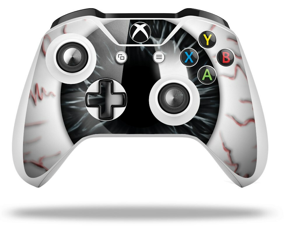 Skin for XBOX One S / X Controller Eyeball Black Vinyl Decal