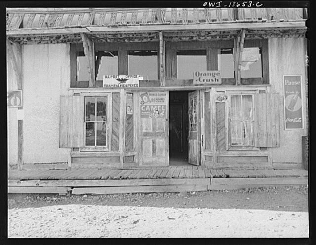 Photo:Trampas,New Mexico. Jan.,1943. Sangre de Cristo Mountains