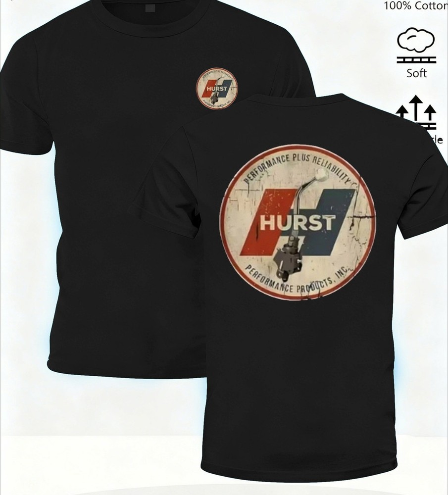 Hurst Performance T-Shirt for Men and Boys - Premium Cotton, Casual Crew Neck
