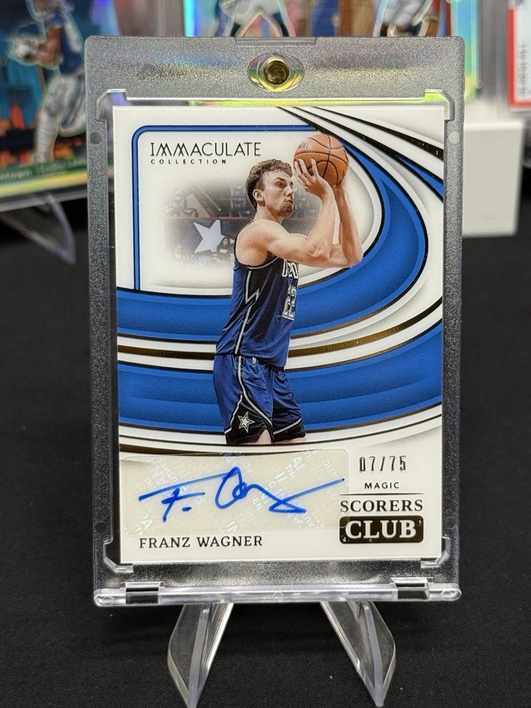 2023-24 Panini Immaculate Collection - Scorers Club Signatures Franz Wagner...