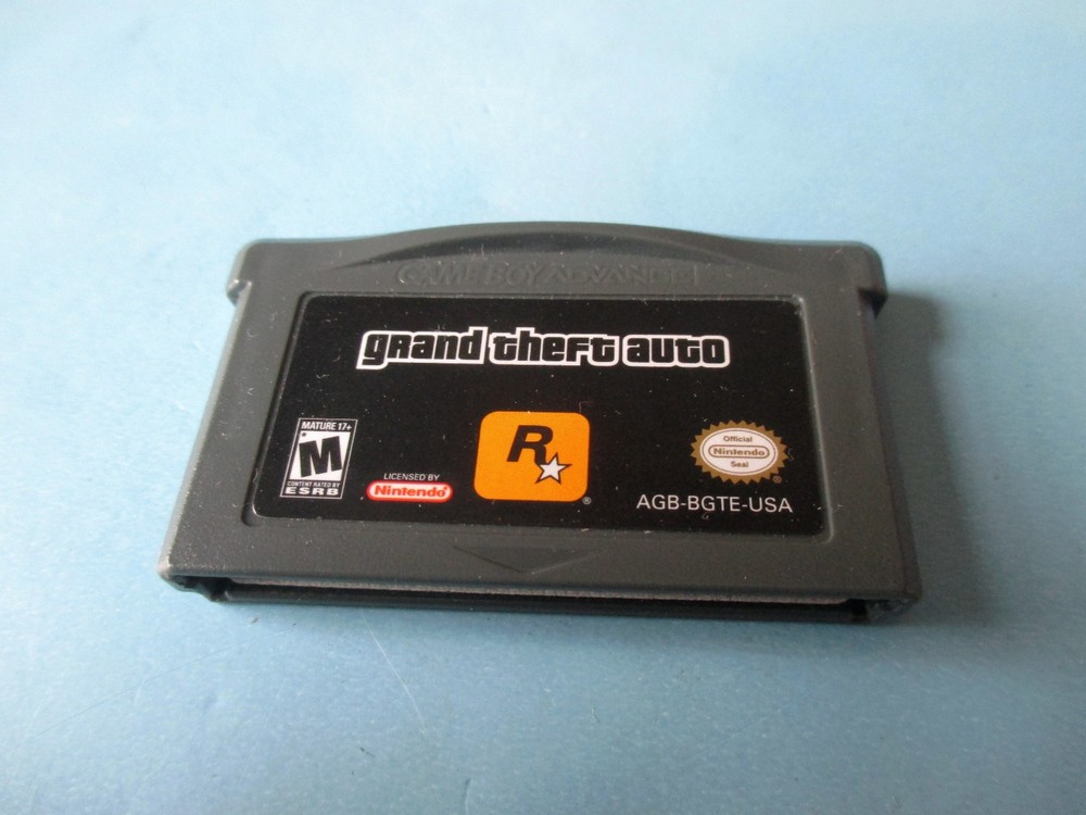 Grand Theft Auto GTA Nintendo Game Boy Advance Authentic Game