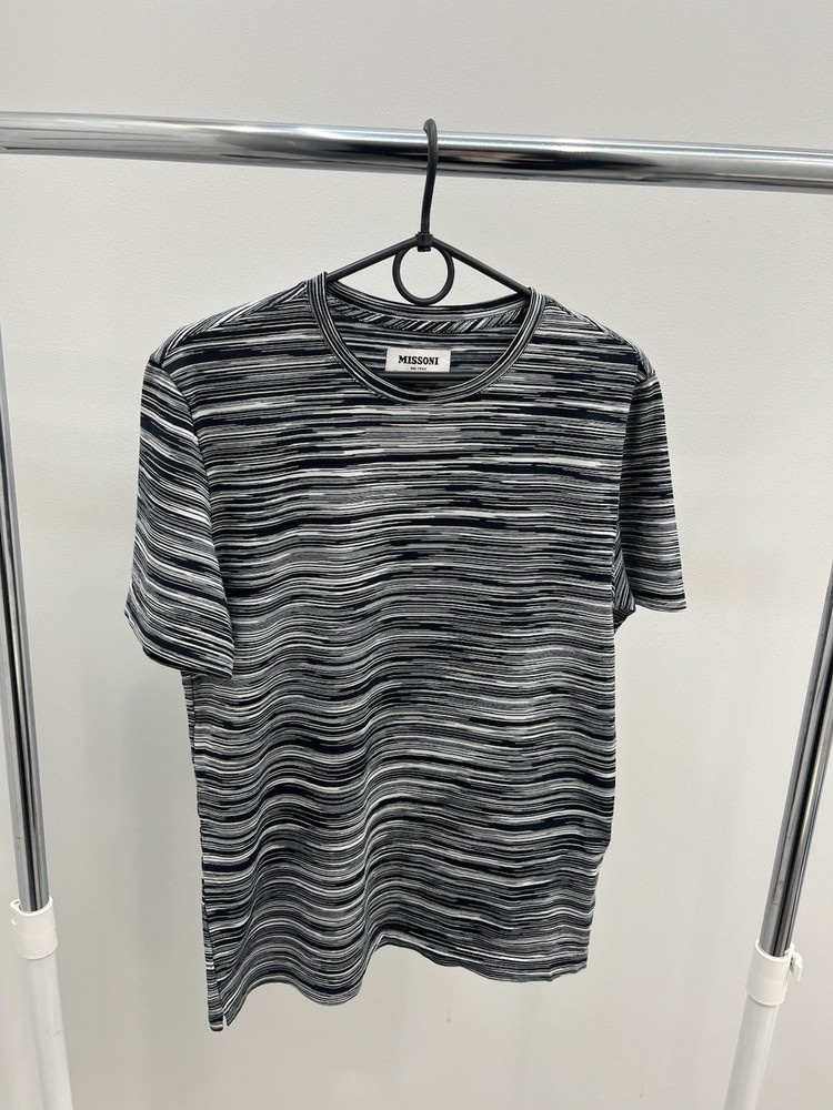 Missoni Striped Cotton Tee T-shirt Size S