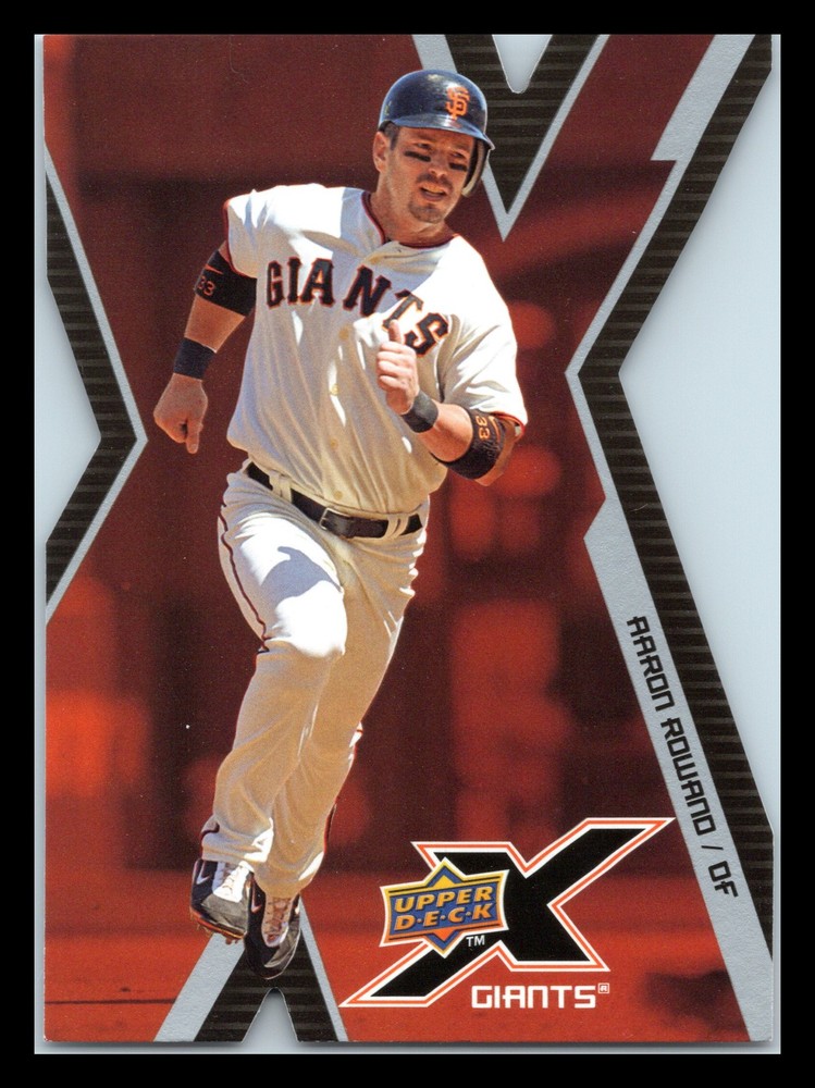 2009 Upper Deck X #77 Aaron Rowand Die Cut San Francisco Giants