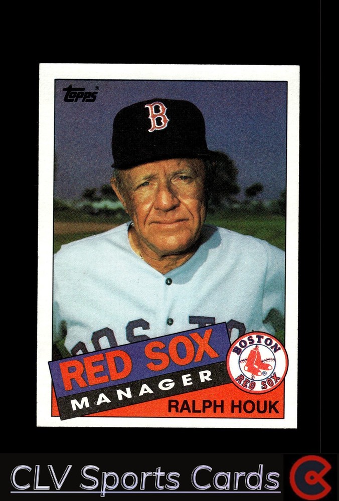Baseball sports Topps Ralph Houk Boston Red Sox Near Mint or Better
