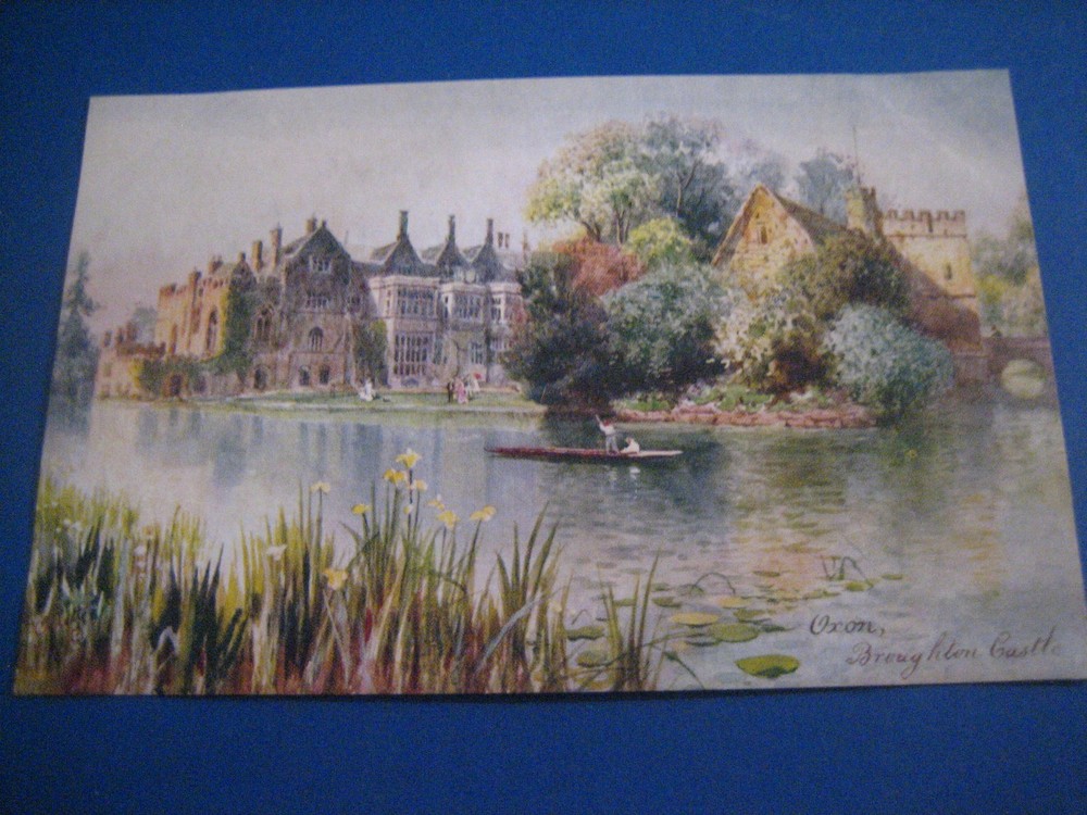 Antique Raphael Tuck Postcard Oilette Series Unposted Colorful Scrapbook Crafts