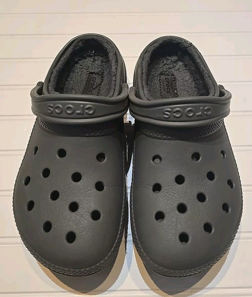 crocs unisex-adult classic lined clog M7 W 9
