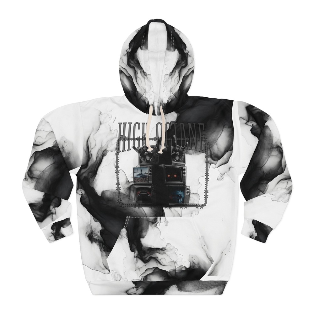 High Octane TV All Over Print Hoodie WHITE