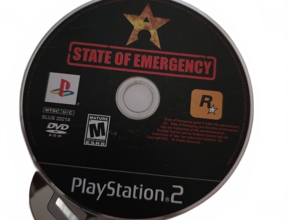 State of Emergency PlayStation 2 PS2 Game Disc Only