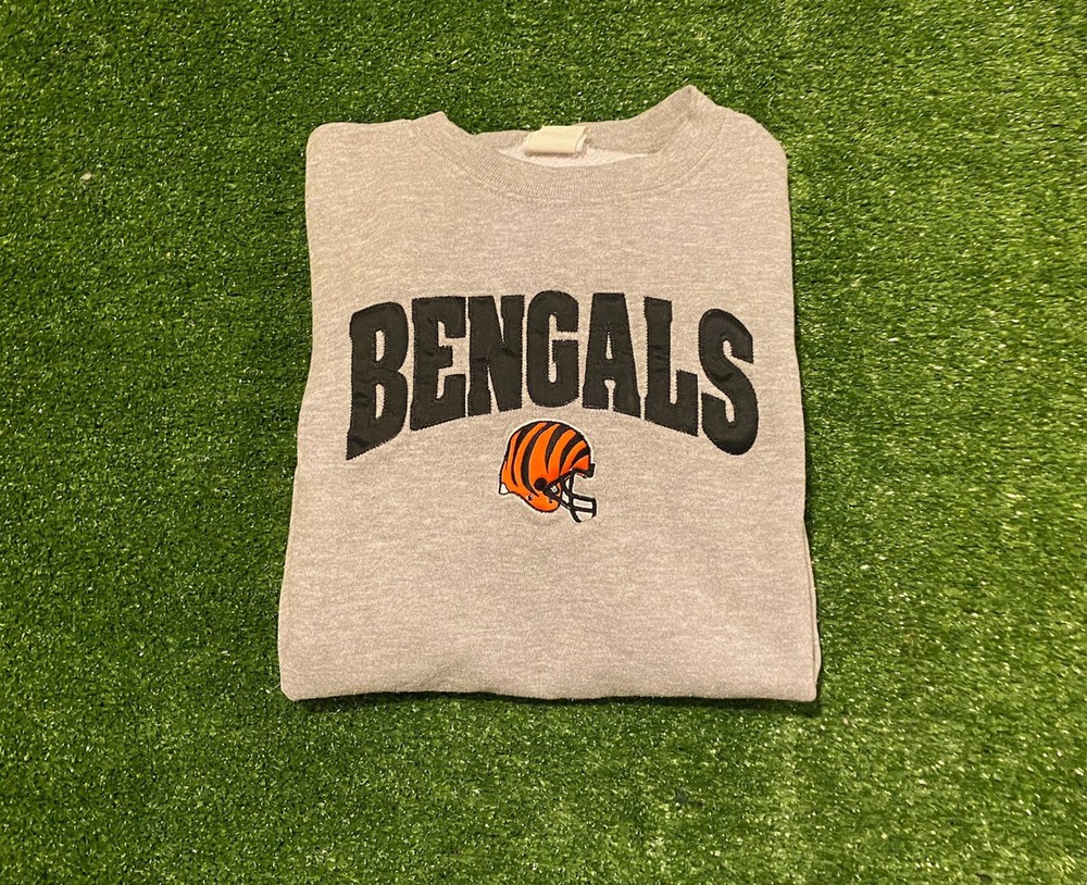 Youth Vintage Starter Cincinnati Bengals arch crew neck sweatshirt large 14-16
