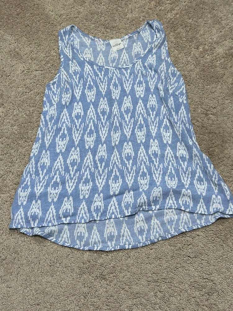 Kaileigh Womens Shirt Size Small Multicolor Southwest Print Lightweight Flowy