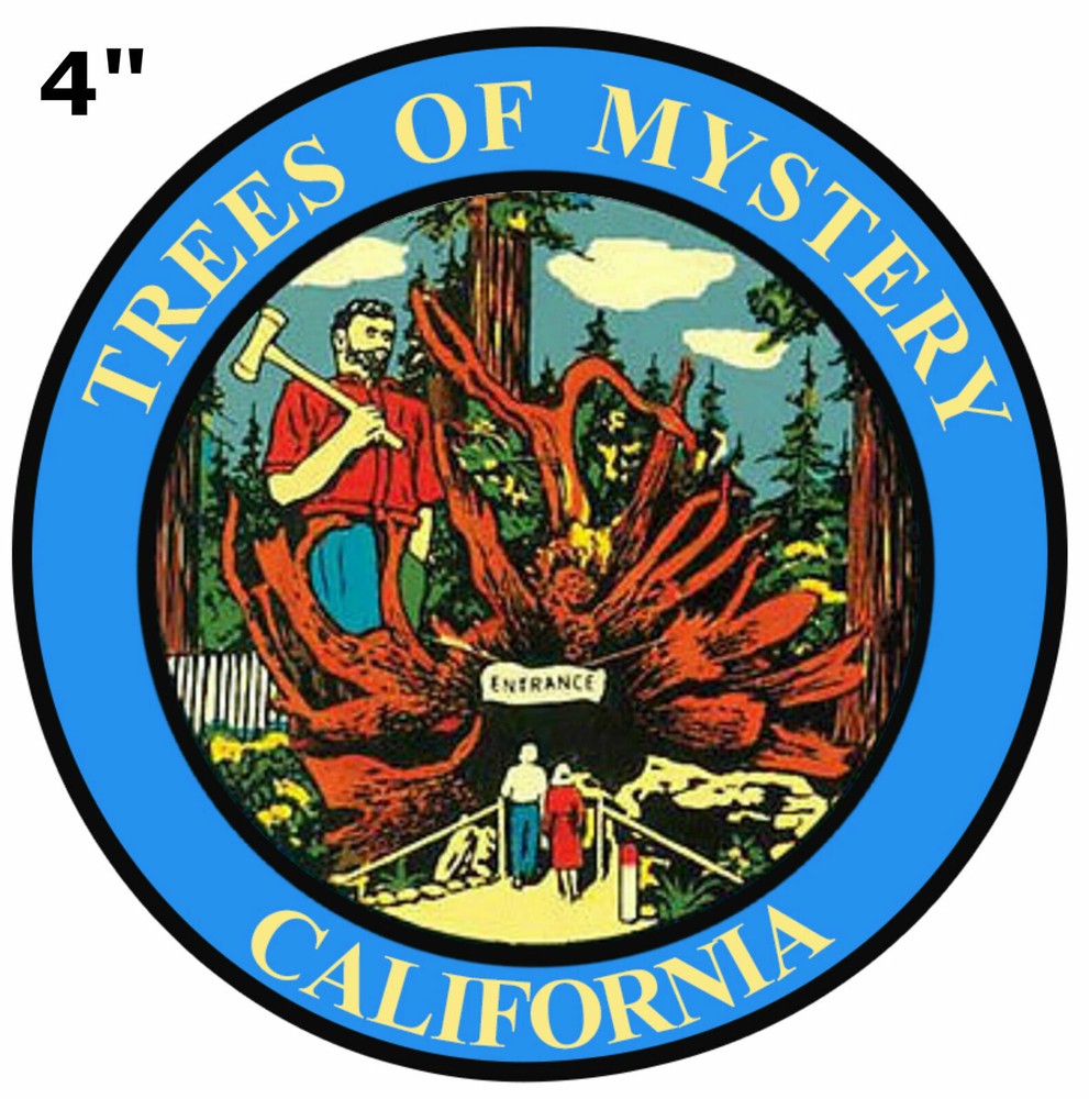 TREES OF MYSTERY - Car Truck Window Bumper Vinyl Sticker Decal Souvenir Gift