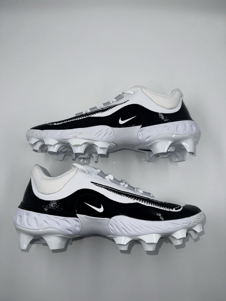 Nike Alpha Huarache Elite 4 Low MCS Baseball Cleats White Black Men's Pick Size