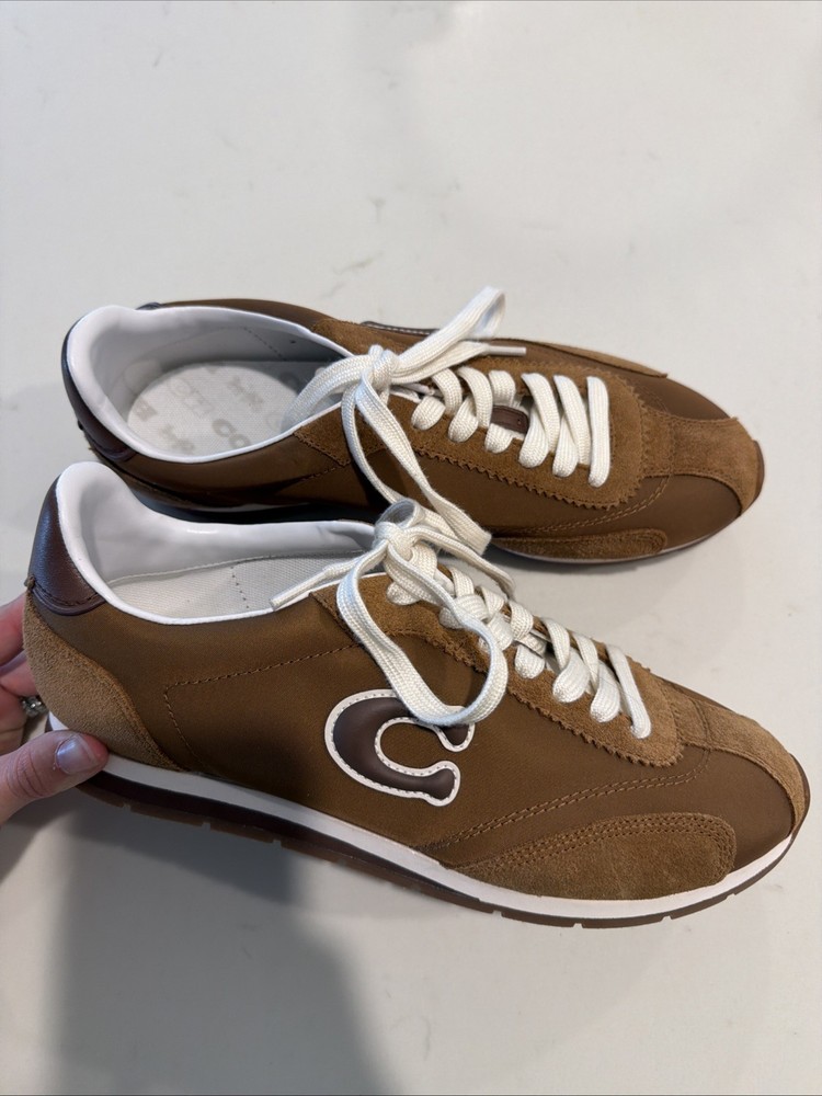 Coach Brown Flat Sneaker Men’s Size 8.5D