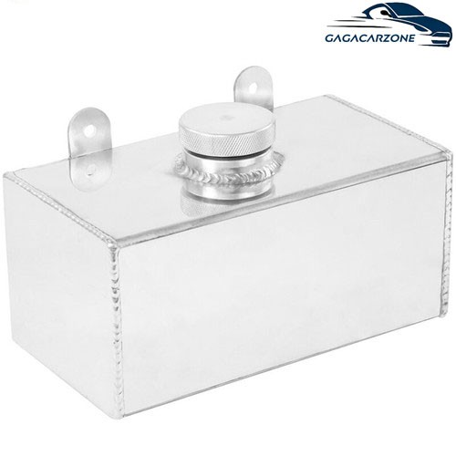 2L Aluminum Windshield Wiper Washer Fluid Bottle Overflow Reservoir Water Tank