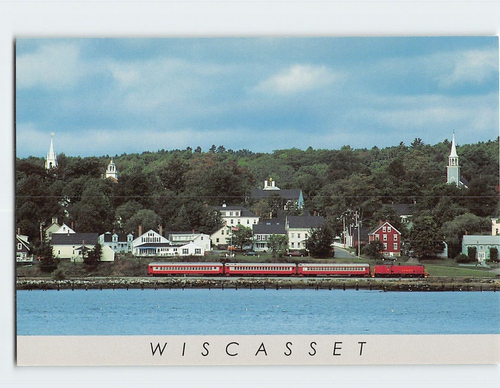 Postcard Wiscasset Maine USA