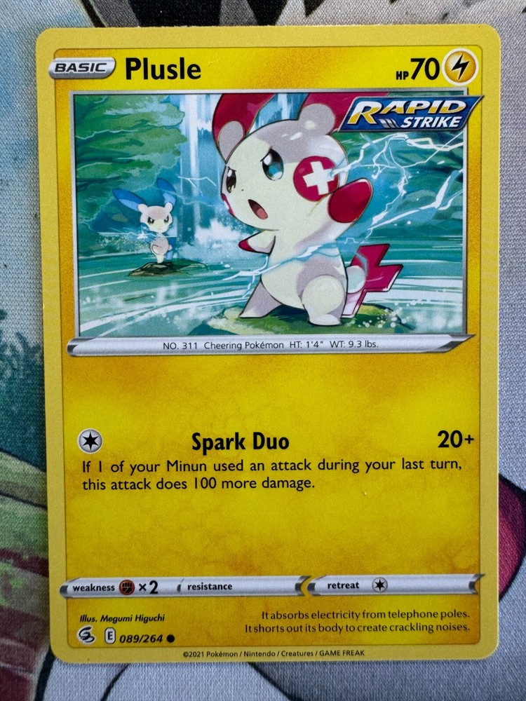 Plusle Non-Holo English Pokemon Trading Card Game BKJ90