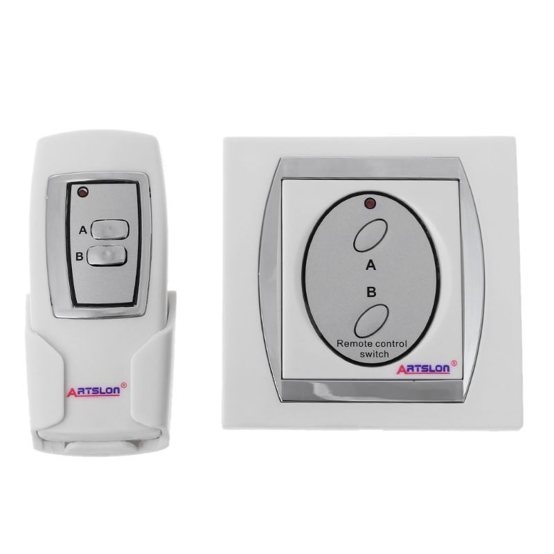 Smart RF Remote Control Light Timer with 2 Channels for On/Off Automation