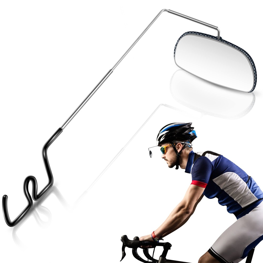 360-Degree Adjustable Lightweight Bike Eyeglass Mirror for Cycling Rear View