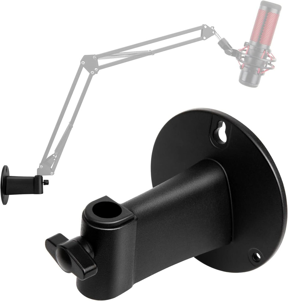 Microphone Wall Mount Boom Arm - Microphone Wall Mount for Mic holder，Horizon...