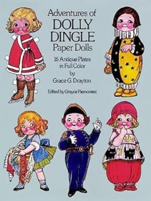 Adventures of Dolly Dingle Paper Dolls - Grace Drayton (SC, 1987) Paper Dolls