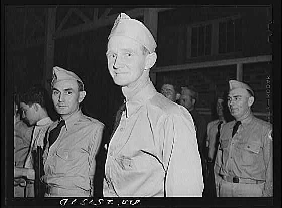 Photo:San Augustine Texas 1940s Texas Defense Guard Soldiers Portrait