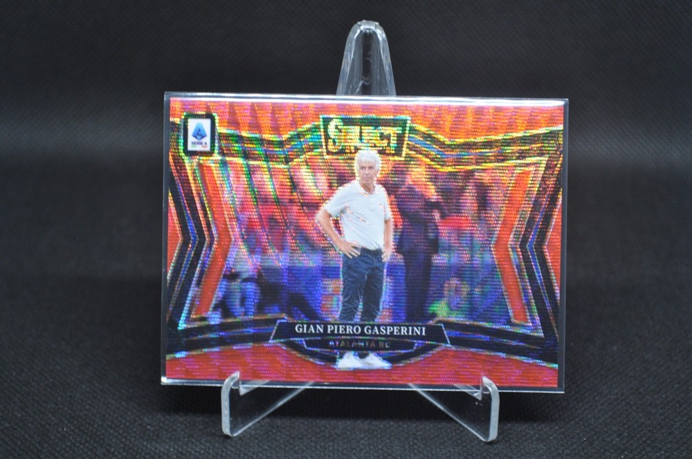 Gian Piero Gasperini 2024-25 Panini Select Serie A #208 Red Wave /38 Field Level