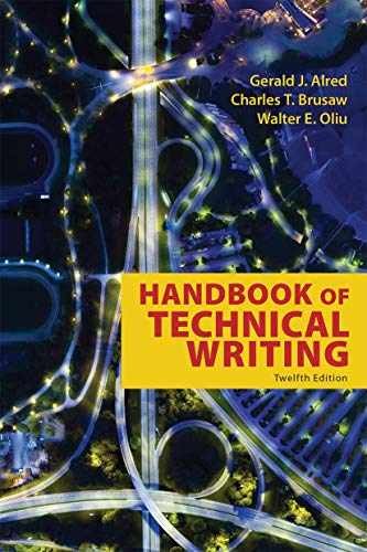 The Handbook of Technical - Spiral-bound, by Alred Gerald J.; - Acceptable