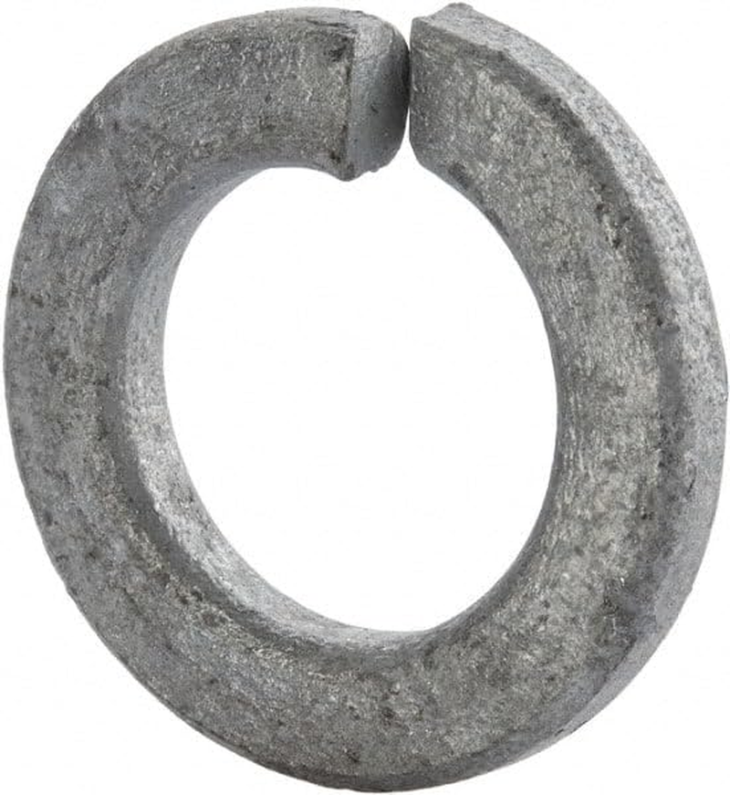 3/8 Split Lock Washer (100 Pack) Hot Dip Galvanized Steel, Meets ASME B18.21.1