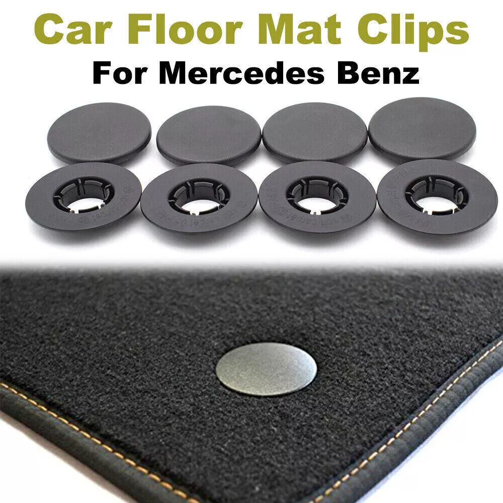 8pcs For Mercedes Benz Floor Mats Fastener Holder Clip Car Mats Eyelet