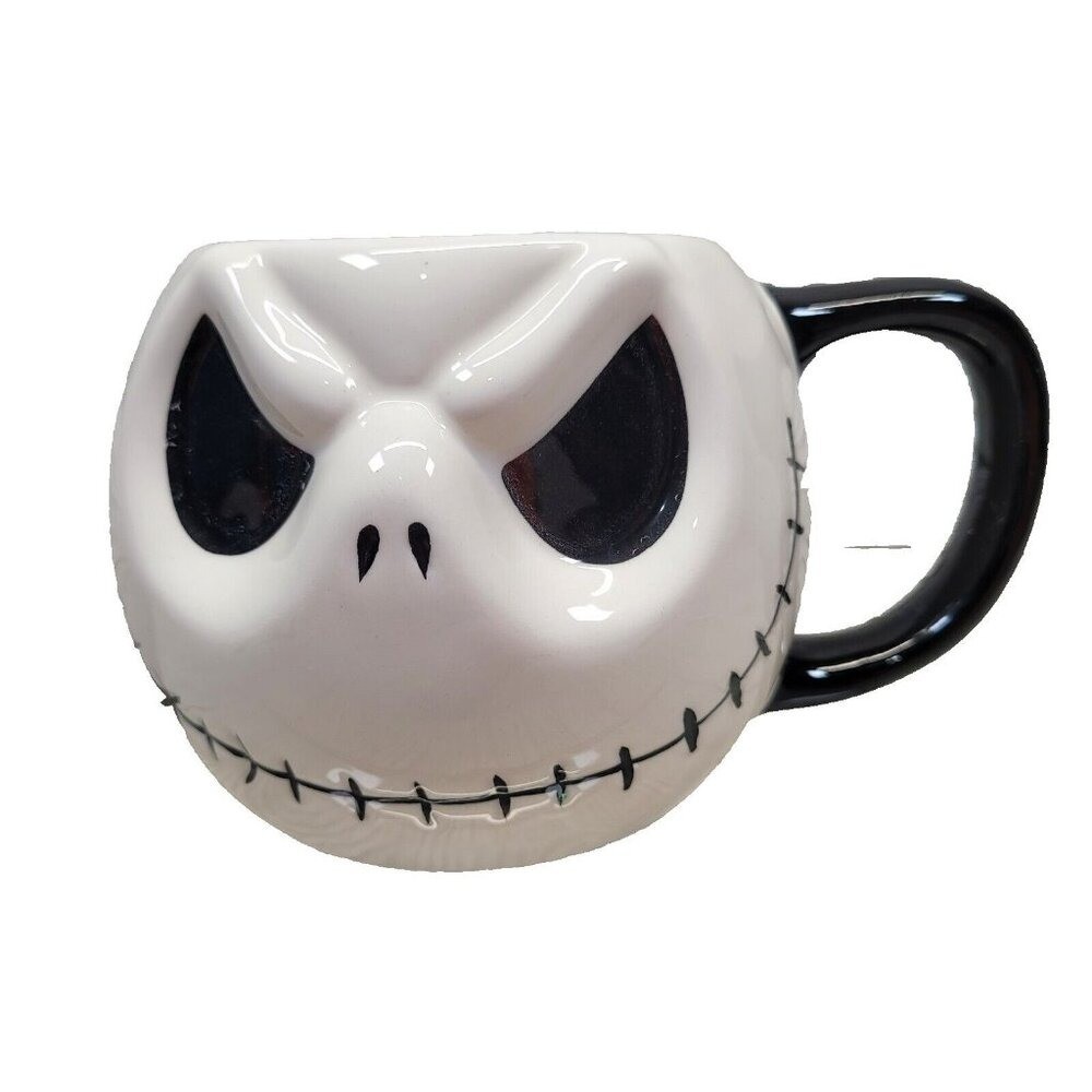 The Nightmare Before Christmas Mug Jack Skellington Face Disney Ceramic Coffee