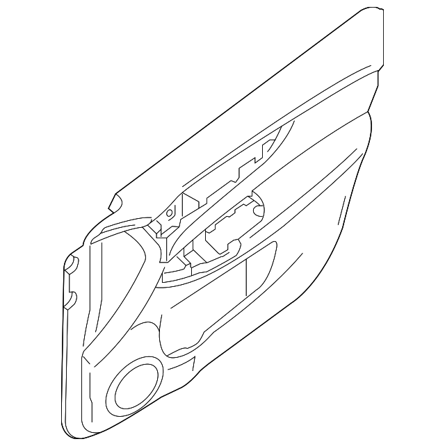 Genuine Nissan Door Trim Panel 80900-7FA0A