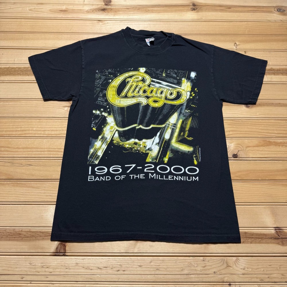 Vintage 1999 Chicago Band of the Millennium US Tour Concert T-Shirt USA Medium