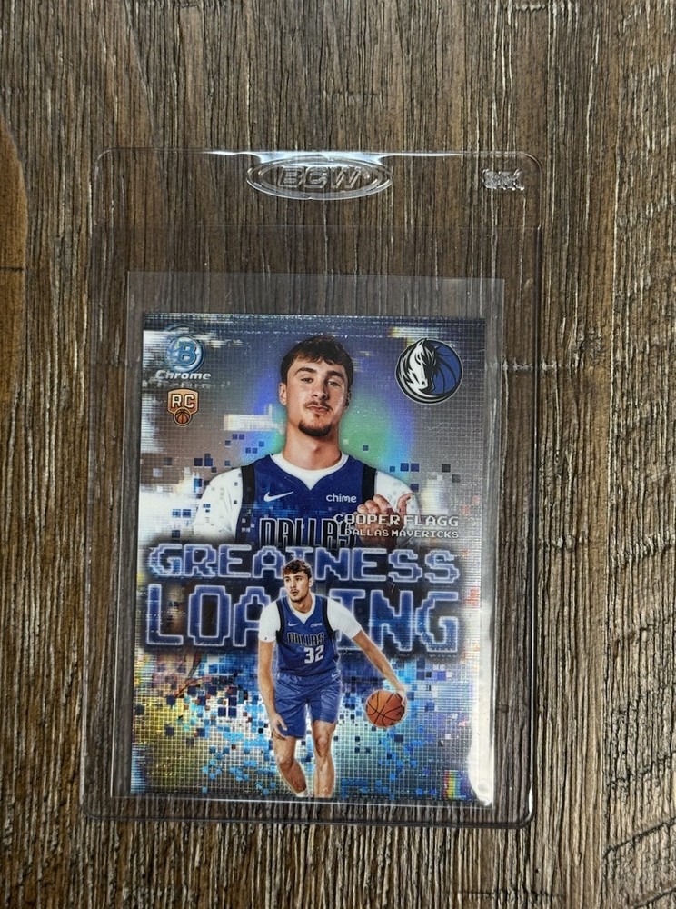2025-26 Bowman Chrome Greatness Loading Refractor Cooper Flagg RC #GL-1 Mavs