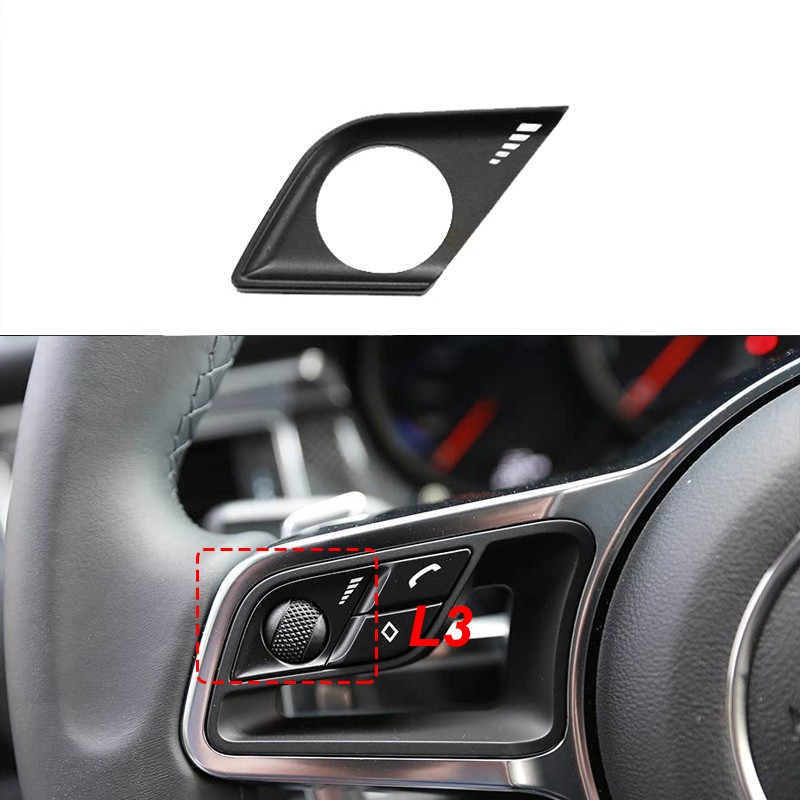 Left Side Steering Wheel Switch Button NO.3 For Porsche Cayenne15-18 Macan 15-20