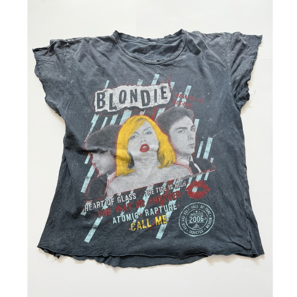 Rock and Roll Hall of Fame Museum Women’s M Black Blondie Graphic T-Shirt