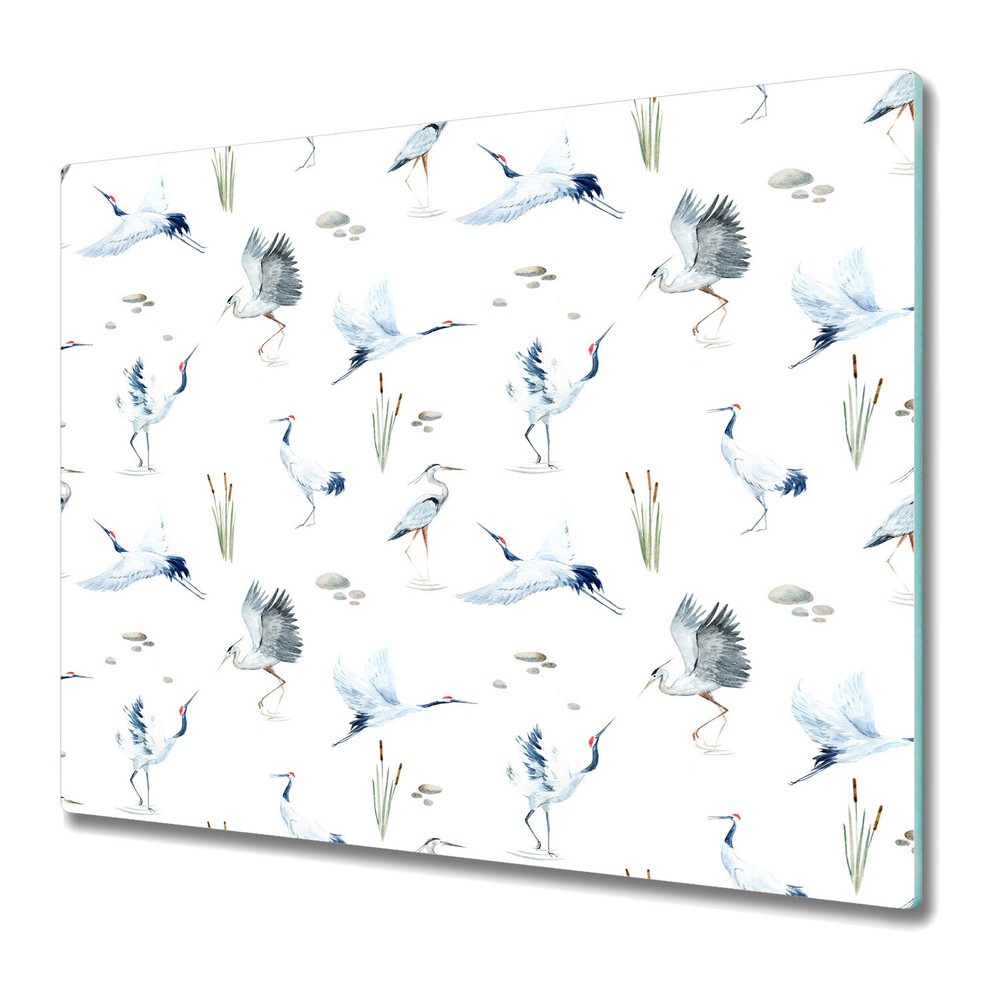 Glass Worktop Saver Kitchen Crane Sweep Delicate abstract painting 60x52