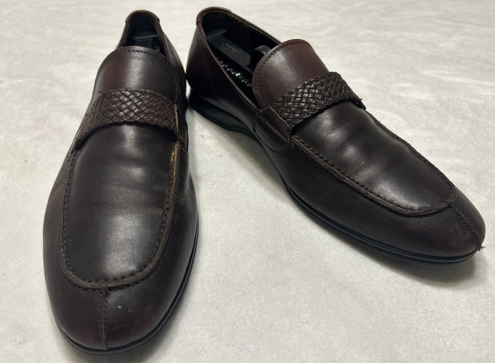 Tommy Bahama Men’s Shoes Size 10.5 M Brown Loafers Dress Casual Slip On Leather
