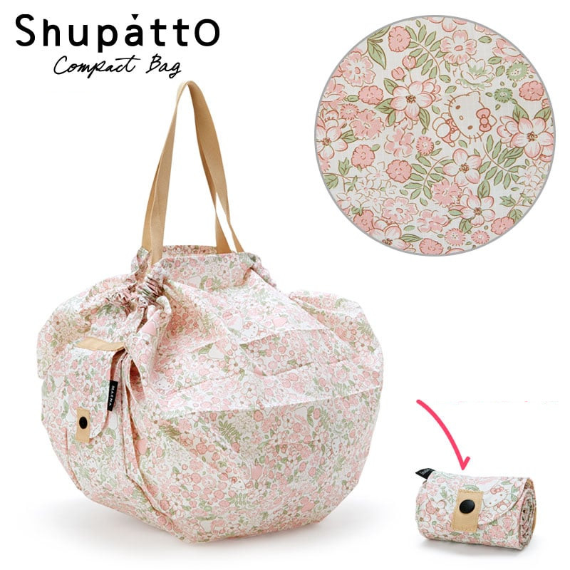 Sanrio Hello Kitty Shupatto Compact Bag M Size PINK Japan NEW Sanrio Characters