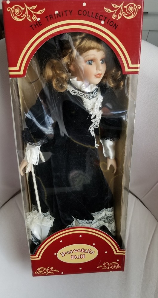 The Trinity Collection Porcelain Doll NEW IN UNOPENED BOX NIB Handmade Rare