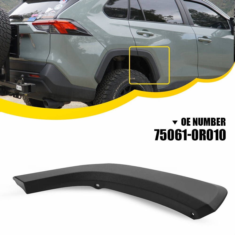 Rear Right Door Flare Arch Trim Molding RH For 2019-2021 Toyota Rav4 75061-0R010