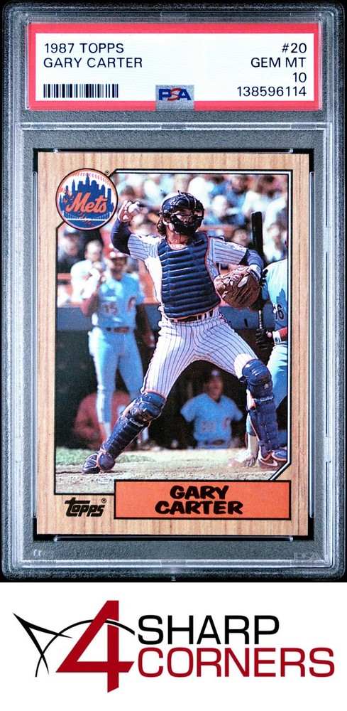 1987 Topps #20 Gary Carter Mets Hof Psa 10Stay in the know. Follow us on eBay